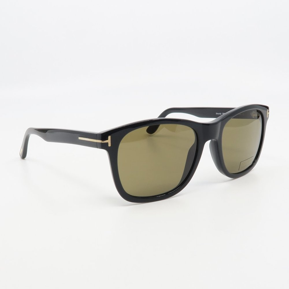 Tom Ford TF595 01J New Black/ Brown ERIC-02 Men's Sunglasses 55mm with defect - Picture 3 of 6